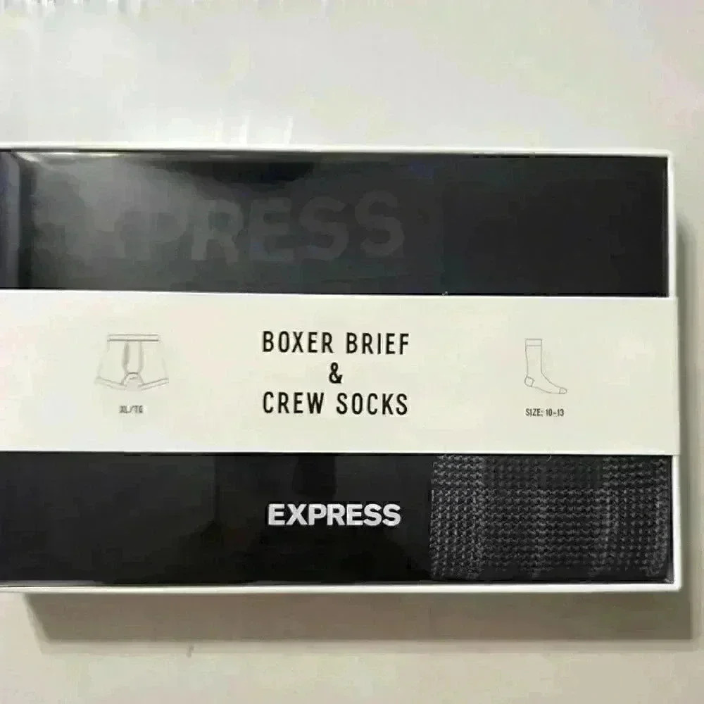 Boxer Briefs and Crew Socks Set